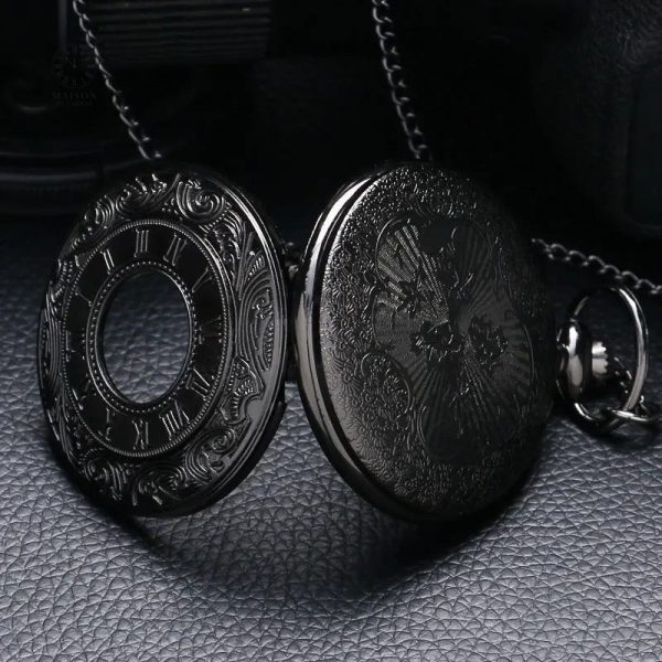 Montre gousset avec détails mécaniques raffinés