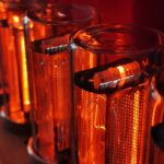 Horloge Nixie moderne avec style rétro