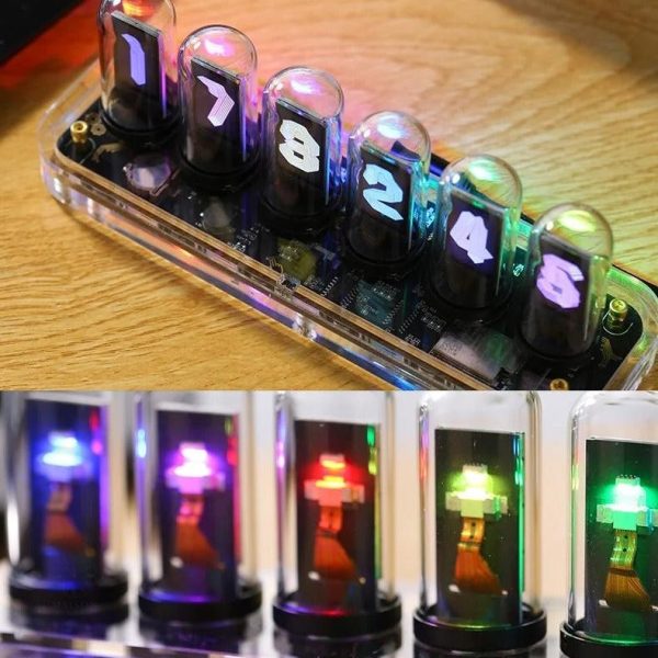 Horloge à tubes Nixie, un charme nostalgique et unique
