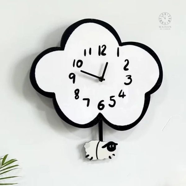 pendule-enfant-1 Pendule enfant coloré pour décoration murale originale