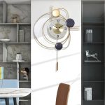 Horloge murale élégante au style contemporain