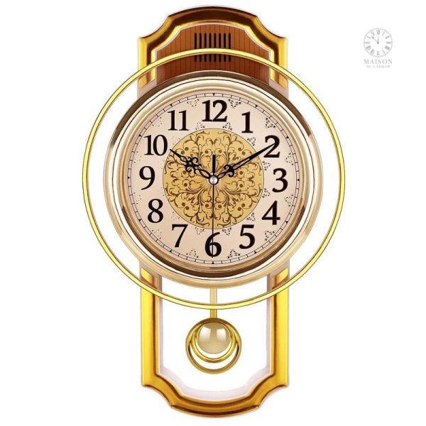 Pendule murale au design traditionnel et intemporel
