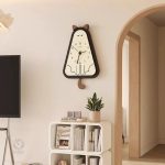 Horloge chat design amusant pour intérieur