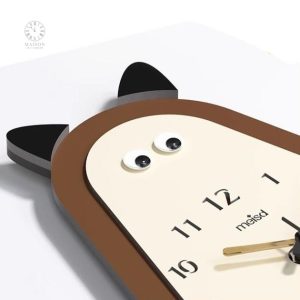 Horloge murale chat, style original et moderne