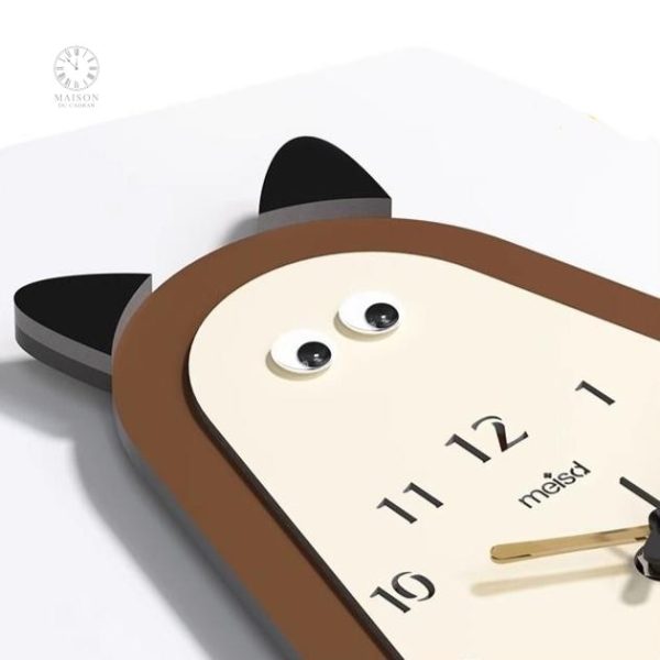 Horloge murale chat, style original et moderne