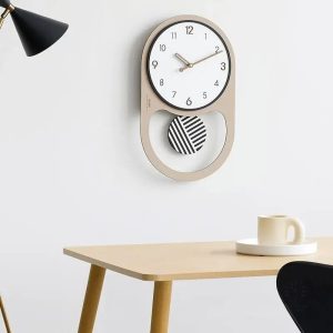Pendule design pour décoration murale contemporaine