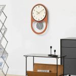 Horloge murale au style épuré et raffiné