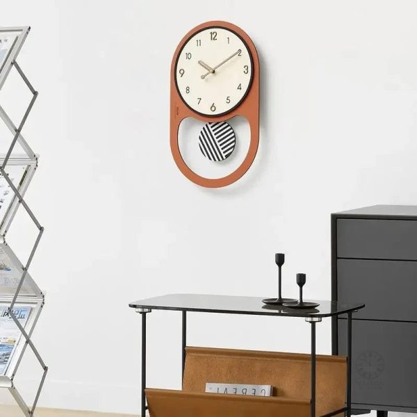 Horloge murale au style épuré et raffiné
