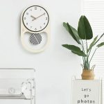 Pendule murale au look chic pour bureau ou maison