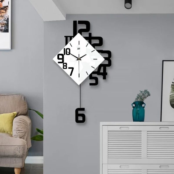 Pendule murale élégante au design moderne