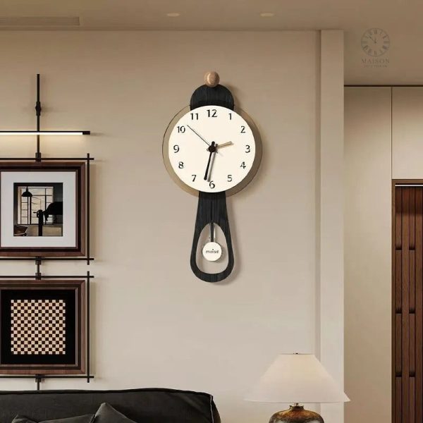 Horloge murale design pour salon ou bureau