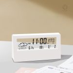 Horloge à poser digitale avec affichage clair et lisible