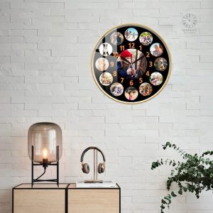 Horloge murale photo personnalisée originale