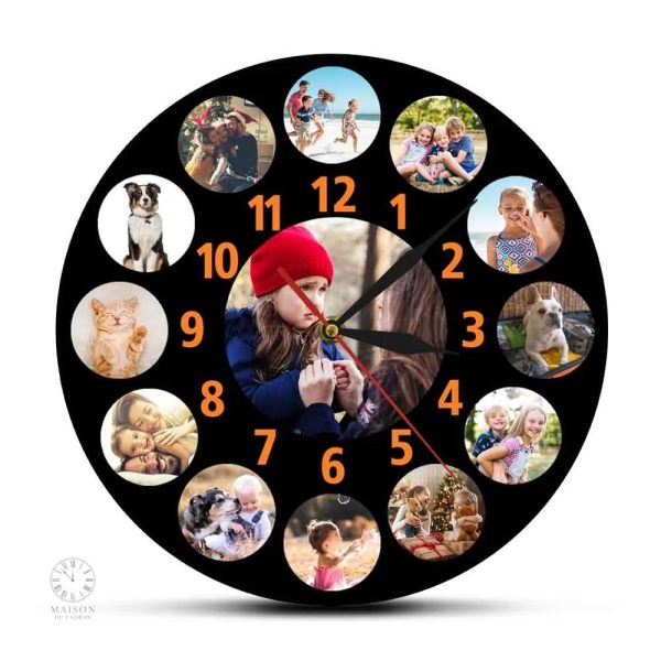 Horloge photographique, touche personnelle à votre déco