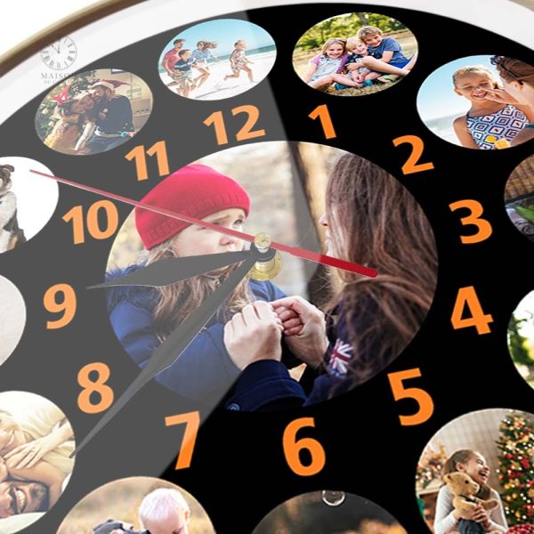 Horloge design photo pour décoration murale