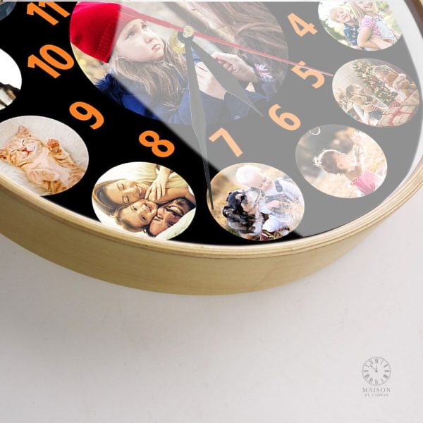 Horloge originale imprimée avec votre image
