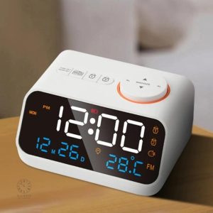Radio réveil avec fonction alarme et FM intégrée