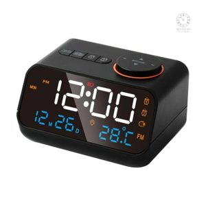 Radio réveil design élégant pour une chambre contemporaine