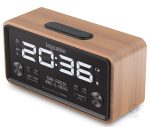Radio-Réveil en bois, style minimaliste
