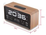 Radio-Réveil avec éclairage LED doux