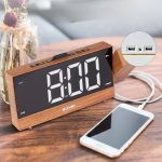 Radio Réveil Projecteur avec affichage horaire