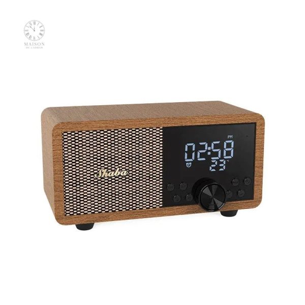 Radio-Réveil au style ancien élégant