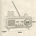 Radio-Réveil au charme d'antan pour un réveil doux