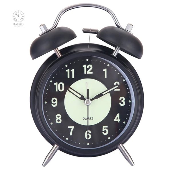 Réveil design avec affichage lumineux et fonction snooze