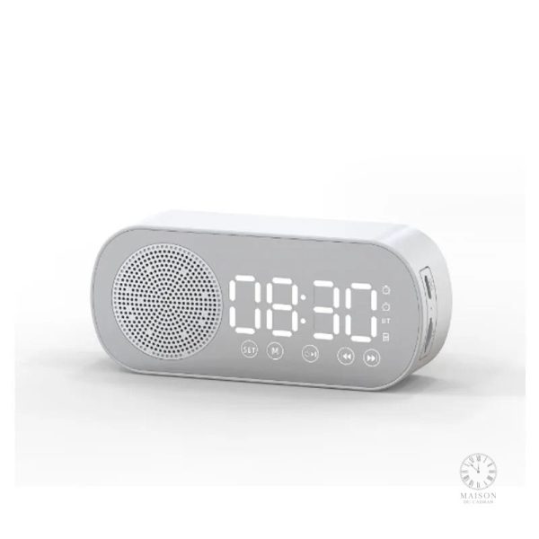 Réveil Bluetooth au design élégant et minimaliste