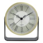 Réveil au design vintage avec chiffres romains