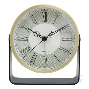 Réveil au design vintage avec chiffres romains