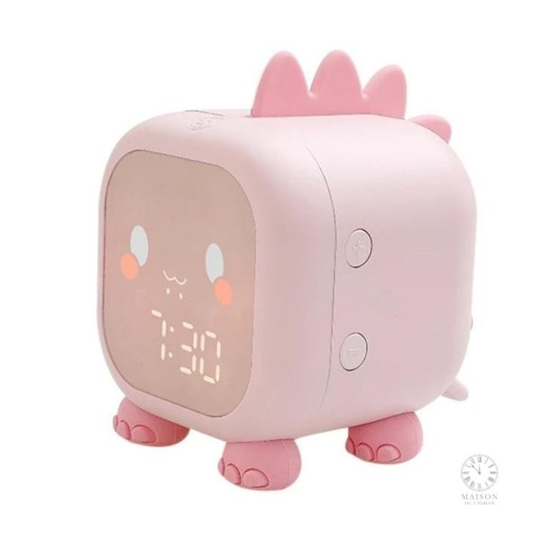 Dino réveil design pour une routine matinale amusante