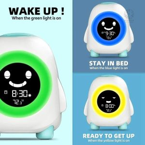Réveil éducatif coloré pour les petits dormeurs