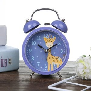 Réveil enfant girafe coloré pour chambre d'enfant