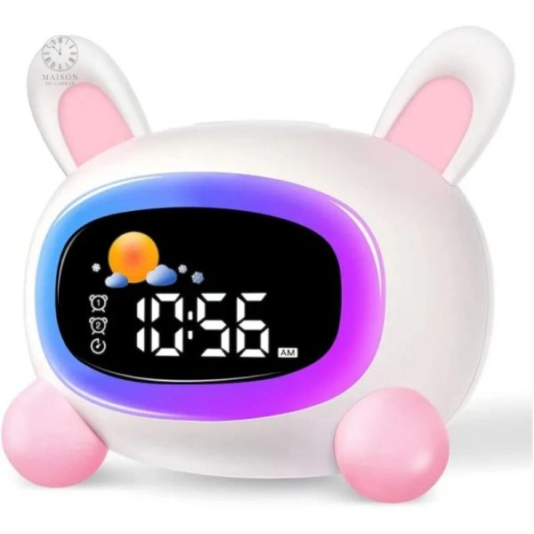 Horloge pour enfant avec indicateur jour nuit