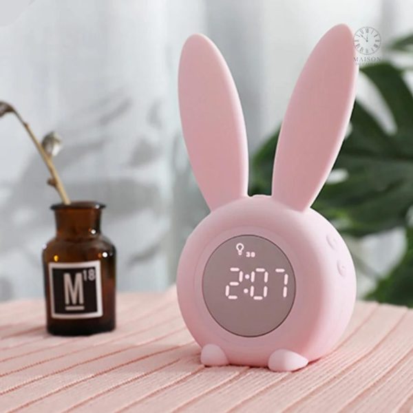 reveil-lapin-1 Réveil Lapin pour enfants, design amusant et coloré