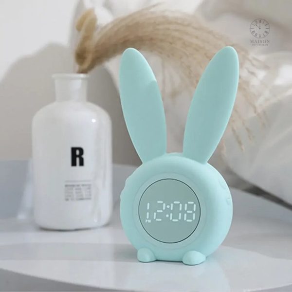 Réveil ludique Lapin, accessoire pratique pour le réveil