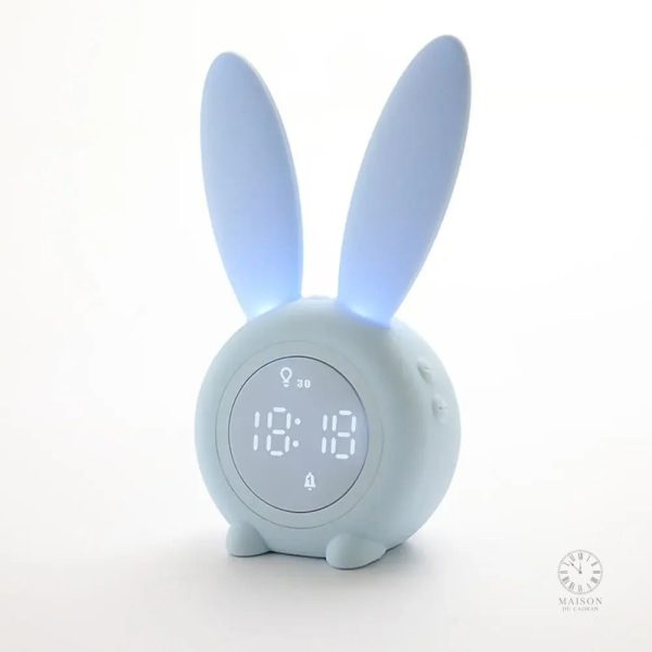 Réveil original en forme de Lapin, cadeau idéal pour enfants
