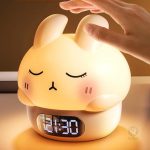 Réveil enfant en forme de lapin
