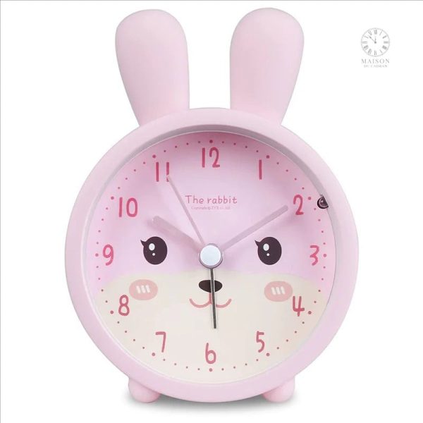 Réveil enfant lapin avec affichage jour et nuit