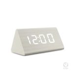 Réveil en bois minimaliste avec fonction LED