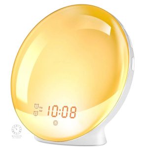 Réveil design avec fonction de lumière douce