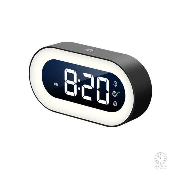 Réveil nocturne avec fonction snooze pratique