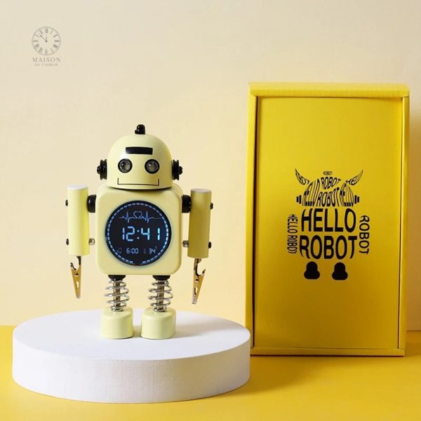 Réveil enfant design robot ludique