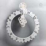 Horloge vintage steampunk, alliant élégance et fonctionnalité