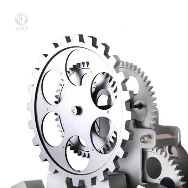 Horloge murale au design industriel steampunk, captivante et unique