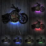 Horloge LED en vinyle au design unique